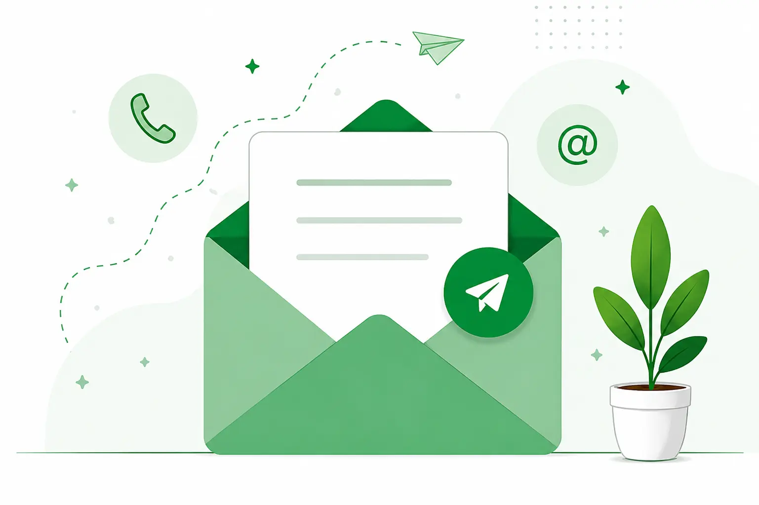 Contact us illustration