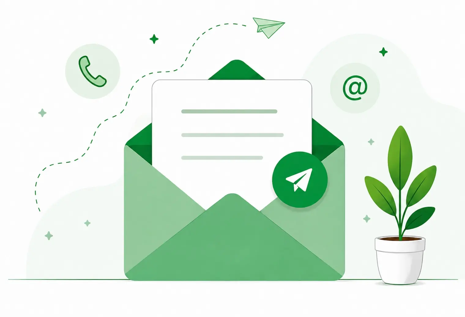 Contact us illustration